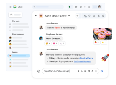Como utilizar Gemini en Google Chat